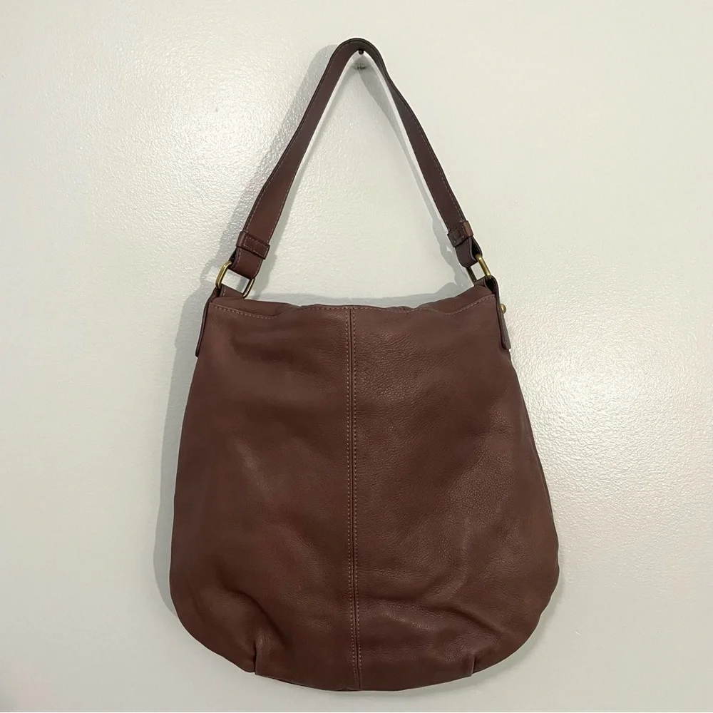 Christopher Kon Muave Leather Slouch Shoulder Bag